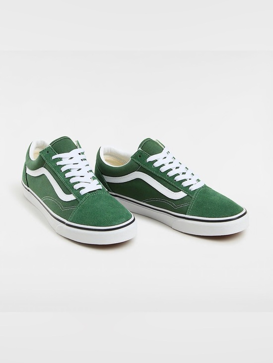 Vans Other - VANS Color Theory Old Skool Men's Size 10 Suede Green Sneakers  Shoes